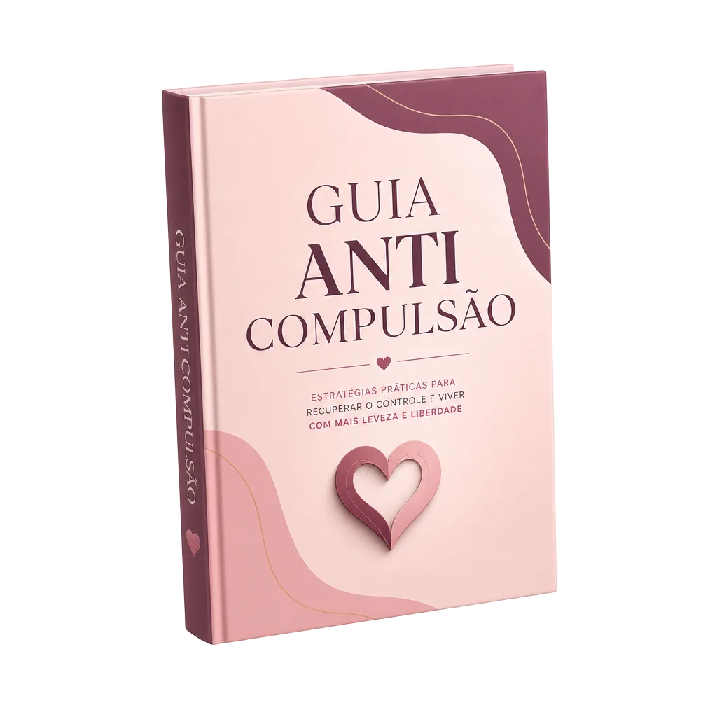 Mockup 3D — Guia Anti Compulsão
